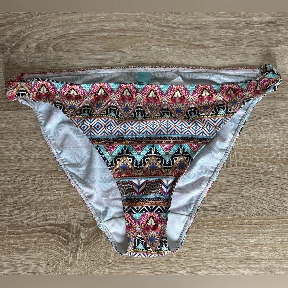Panache Swim Women XL Boho Print Eclectic Boho Classic Bikini Swim Bottom